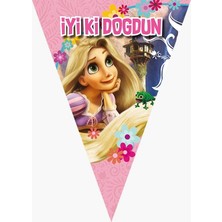 Parti Furyası Rapunzel 8 Kişilik Doğum Günü Süsleri Parti Seti Ekonomik Seti