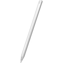 Promate Quill Apple iPad ve iPad Pro Yüksek Hassasiyetli Aktif Manyetik Kapasitif Tablet Dokunmatik Kablosuz Stylus Kalem