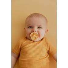 Bibs  Colour Kauçuk Emzik - Pale Butter 0-6 Ay