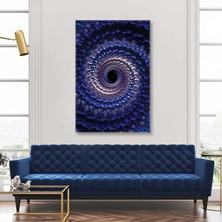 SML Tablo Fraktal Sanat Karmaşık Şekiller Dekor Kanvas Tablo