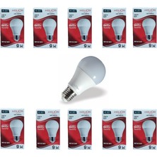 Helios 9W Beyaz LED Ampul Helios 10 ADET