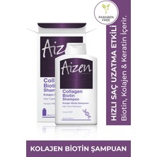 Aizen Collagen Keratin Şampuan - ya - Şampuan - Kepek - Saç Şampuani - Keratin İçerir - Aizen Biotin Collagen Keratin Shampoo