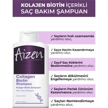 Aizen Collagen Keratin Şampuan - ya - Şampuan - Kepek - Saç Şampuani - Keratin İçerir - Aizen Biotin Collagen Keratin Shampoo