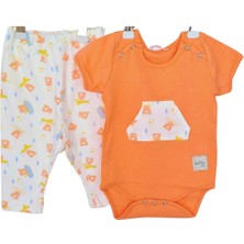 Zehhar Kanguru Cepli Bebek Body Pijama Takımı10