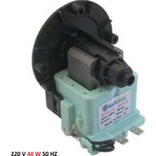 İcanpares Arçelik Uyumlu 9103YCM - 9103YCMS - 9103YP Çamaşır Makinesi Su Boşaltma Termikli Pompa Motoru
