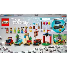 LEGO® | Disney: Disney Kutlama Treni 43212 - 4 Yaş ve Üzeri Genç Hayranlar ve Çocuklar Için Yaratıcı Oyuncak Yapım Seti (200 Parça)