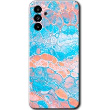 MRC İletişim Samsung Galaxy M23 Kılıf Hd Desen Baskılı Arka Kapak - Bubbles 1