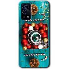 MRC İletişim Oppo A55 Kılıf Hd Desen Baskılı Arka Kapak - Christmas