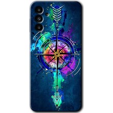 MRC İletişim Samsung Galaxy M23 Kılıf Hd Desen Baskılı Arka Kapak - Gizemli Pusula