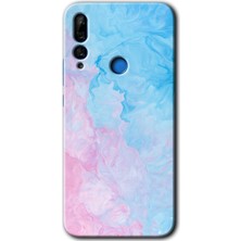 MRC İletişim Huawei P Smart Z Kılıf Hd Desen Baskılı Arka Kapak - Blue Art