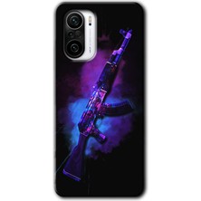 MRC İletişim Xiaomi Redmi MI11I Kılıf Hd Desen Baskılı Arka Kapak - Ak