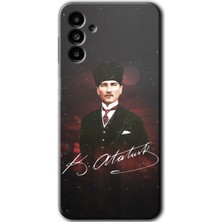 MRC İletişim Samsung Galaxy M23 Kılıf Hd Desen Baskılı Arka Kapak - Kemal Atatürk