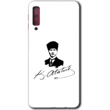 MRC İletişim Samsung Galaxy A7 2018 Kılıf Hd Desen Baskılı Arka Kapak - Kemal Atatürk Imza