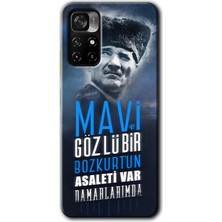 MRC İletişim Poco M4 Pro 5g Kılıf Hd Desen Baskılı Arka Kapak - Bozkurt Atatürk