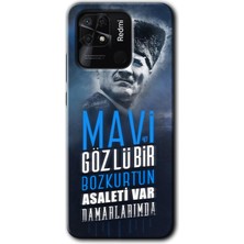 MRC İletişim Xiaomi Redmi 10C Kılıf Hd Desen Baskılı Arka Kapak - Bozkurt Atatürk