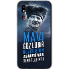 MRC İletişim Samsung Galaxy A2 Core Kılıf Hd Desen Baskılı Arka Kapak - Bozkurt Atatürk