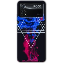 MRC İletişim Poco X4 Pro Kılıf Hd Desen Baskılı Arka Kapak - Mekanik Duman 1