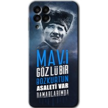 MRC İletişim Samsung Galaxy M33 Kılıf Hd Desen Baskılı Arka Kapak - Bozkurt Atatürk
