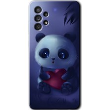 MRC İletişim Samsung Galaxy A33 Kılıf Hd Desen Baskılı Arka Kapak - Bebek Panda
