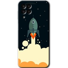 MRC İletişim Samsung Galaxy M33 Kılıf Hd Desen Baskılı Arka Kapak - Space Smoke