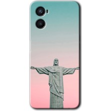 MRC İletişim Oppo A96 Kılıf Hd Desen Baskılı Arka Kapak - Rio
