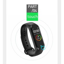 Epilons M4 Akıllı Saat Bileklik Kalp Hızı Kan Basıncı Nabız Pedometre Smart Watchh