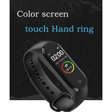 Epilons M4 Akıllı Saat Bileklik Kalp Hızı Kan Basıncı Nabız Pedometre Smart Watchh