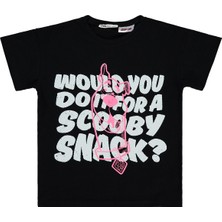 Scooby Doo Kız Çocuk Tişört 6-9 Yaş Siyah