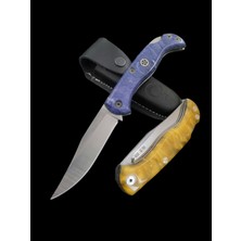 N690 Böhler Çelik Sırttan Kilitli Çakı