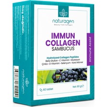 Naturagen Kolajen Immun Collagen Curcumin-Sambucus 120 Tablets - Hap Kutusu