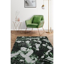 Homshtag Nct Pamuklu Dokuma Tabanlı Yıkanabilir Dekoratif Halı