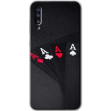 MRC İletişim Samsung Galaxy A70S Kılıf Hd Desen Baskılı Arka Kapak - Full As