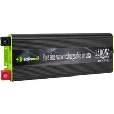 Solinved Slvu Serisi 1500W Tam Sinüs Ups Şarjlı Inverter 12V