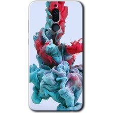 MRC İletişim Huawei Mate 10 Lite Kılıf Hd Desen Baskılı Arka Kapak - Renkli Karışım