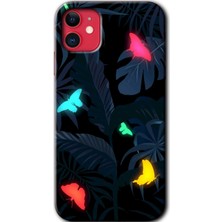 MRC İletişim Apple iPhone 11 Kılıf Hd Desen Baskılı Arka Kapak - Lighter Butterfly