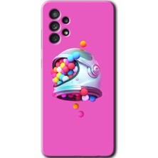 MRC İletişim Samsung Galaxy A13 Kılıf Hd Desen Baskılı Arka Kapak - Uzay Başlığı