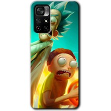 MRC İletişim Xiaomi Redmi Note 11T Kılıf Hd Desen Baskılı Arka Kapak - Rick Morty