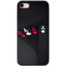 MRC İletişim Apple iPhone 8 Kılıf Hd Desen Baskılı Arka Kapak - Full As