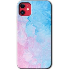MRC İletişim Apple iPhone 11 Kılıf Hd Desen Baskılı Arka Kapak - Blue Art