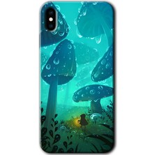 MRC İletişim Apple iPhone Xs Max Kılıf Hd Desen Baskılı Arka Kapak - Silhoutte Dropss