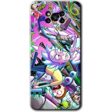 MRC İletişim Poco X3 Pro Kılıf Hd Desen Baskılı Arka Kapak - Graffiti Çizgi Film