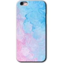 MRC İletişim Apple iPhone 6 Kılıf Hd Desen Baskılı Arka Kapak - Blue Art