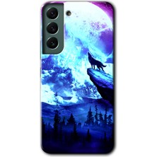 MRC İletişim Samsung Galaxy S22 Kılıf Hd Desen Baskılı Arka Kapak - Mega Kurt