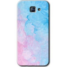 MRC İletişim Samsung Galaxy A8 2016 Kılıf Hd Desen Baskılı Arka Kapak - Blue Art