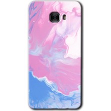 MRC İletişim Samsung Galaxy C7 Pro Kılıf Hd Desen Baskılı Arka Kapak - Liquid Lekeler Art