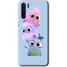 MRC İletişim Oppo A91 Kılıf Hd Desen Baskılı Arka Kapak - Puffy