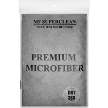 Superclean Mikrofiber Lüks Kurulama Bezi - 2'li Paket - 340 Gsm  - 50X70 cm