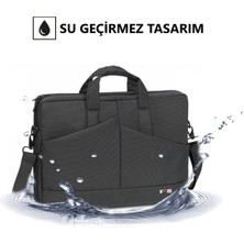 Vegmann Laptop Çantası 17.3" Notebook Bilgisayar Laptop Evrak Çantası - Siyah -Unisex