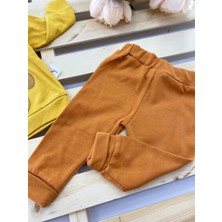 Çekik Bebek Beyazbebek Ayı Süzeneli Unisex 2li Bebek Takım