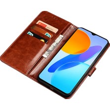 Lr Joyful Huawei Nova Için Idewei 10 Se 4g Iyi Korumalı Pu Deri Deri Flip Stand Cüzdan Kılıf Çılgın At Dokusu Telefon Koruyucu Kılıf (Yurt Dışından)